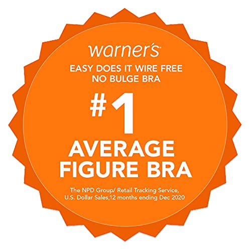 Warner's womens Easy Does It Underarm Smoothing With Seamless Stretch Wireless Lightly Lined Comfort Rm3911a Bra, Butterscotch, X-Small US