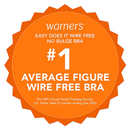 Warner's womens Easy Does It Underarm Smoothing With Seamless Stretch Wireless Lightly Lined Comfort Rm3911a Bra, Butterscotch, X-Small US